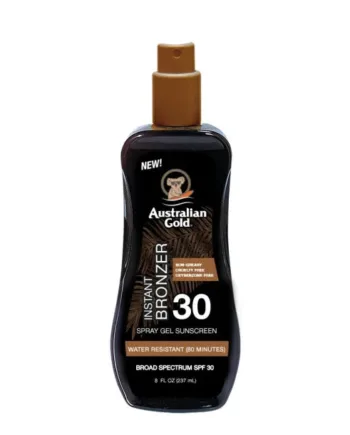 Australian Gold Solcreme Lotion Med Spray  Spf 30   Bronzer 237ml Solcreme Hos Frisøren   Baronen