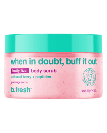 Tan   Fresh  When In Doubt  Buff It Out  Fruity Fizz Body Scrub  200 Ml Hos Frisøren   Baronen