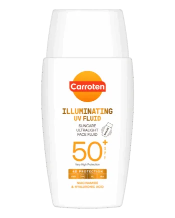 Carroten Face Light Fluid Spf50  50 Ml Solcreme Hos Frisøren   Baronen