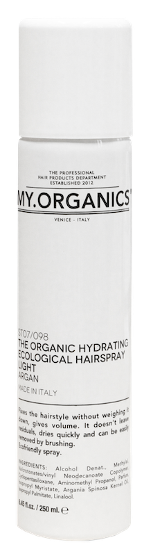 My Organics My Hydr Hairspray Light 250ml Hos Frisøren Baronen