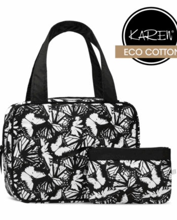 -delt Karen Toilettakse Sæt Sommerfugle